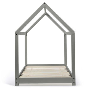 Letto a cabina Montessori grigio