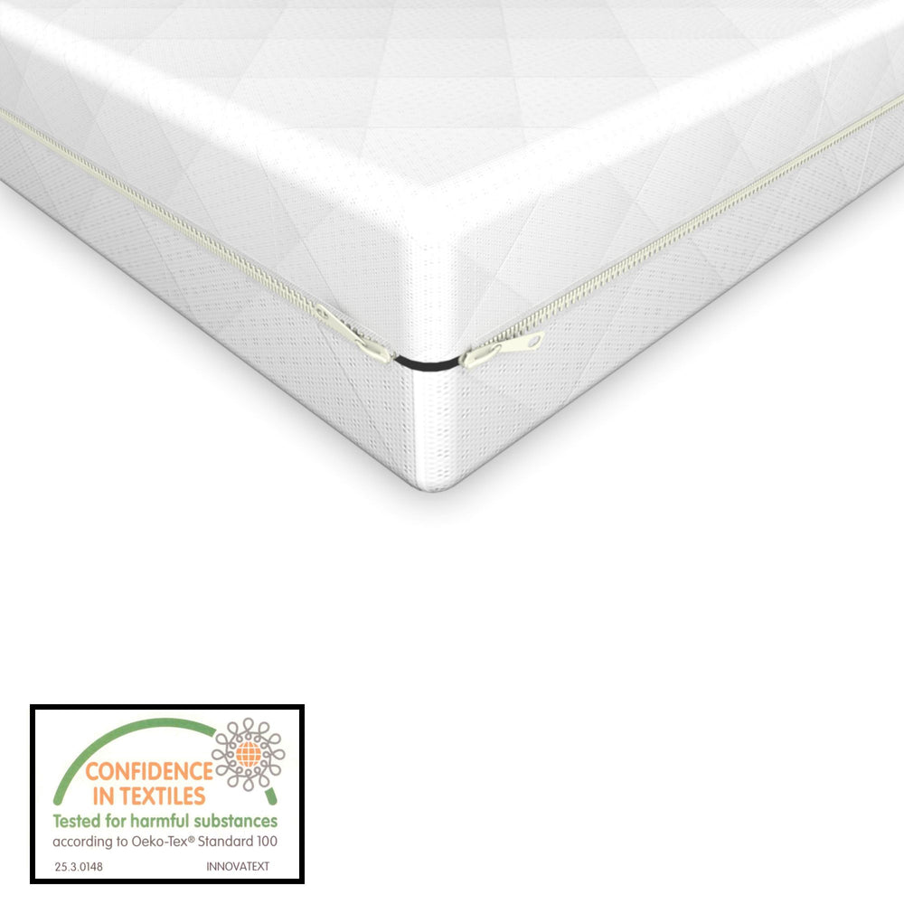 Lit cabane Montessori + matelas - 70x140cm - Blanc