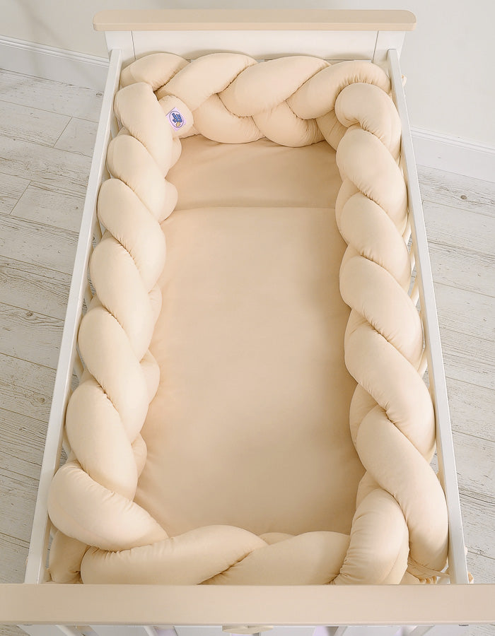 Grande Tresse de lit XXL Beige