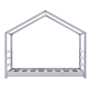 Lit cabane Montessori - 80x160cm - Gris