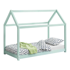 Lit cabane Montessori 80x160cm - Vert menthe
