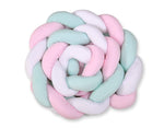 Grote XXL Bedvlecht Wit &amp; Roze &amp; Mint
