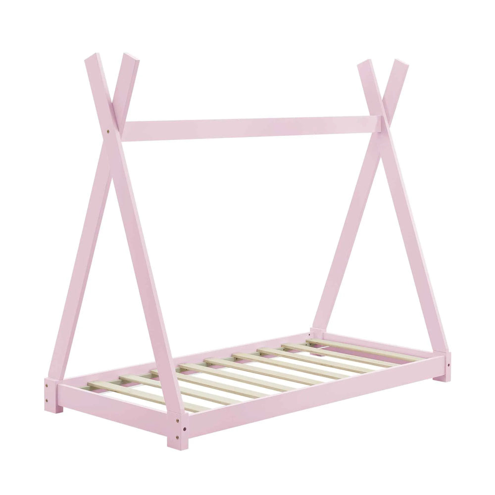 Tipi bed 70x140cm - Montessori - Roze