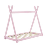 Tipi bed 70x140cm - Montessori - Roze