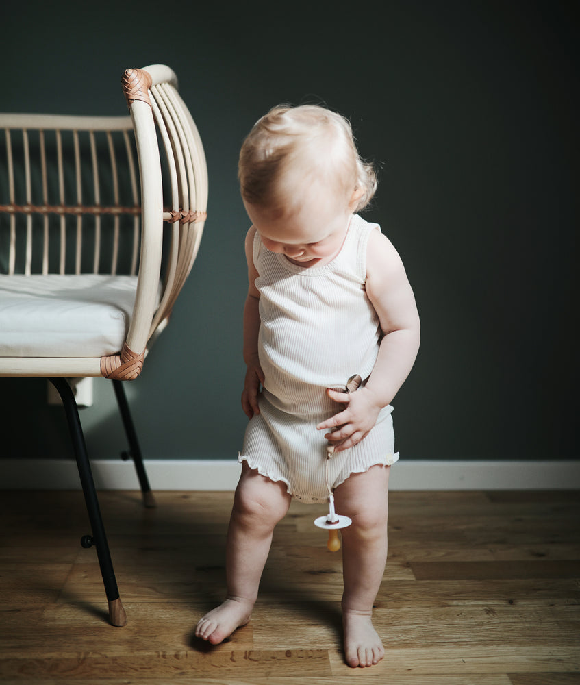 Culla co-sleeping in rattan e pelle - Martha