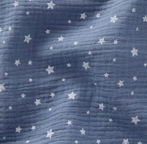 Ciel de lit cabane Bleu motif Etoiles