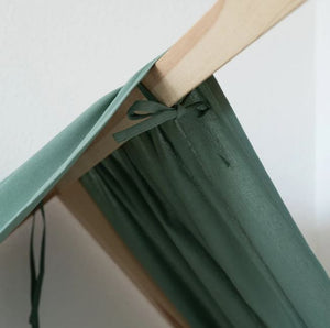 Ensemble 2 ciels de lit vert pour lit Kura IKEA