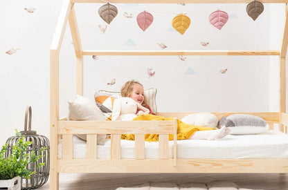 Cabinebed met slagboom en opberglade