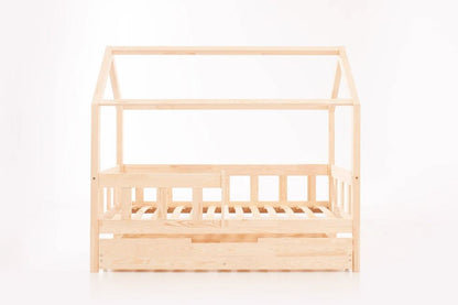 Cabinebed met slagboom en opberglade