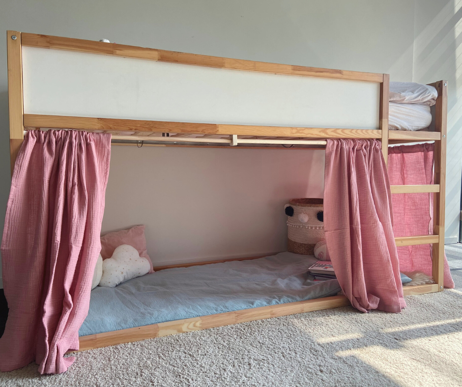 IKEA Kura bedgordijnen - Roze