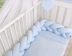 Tresse de lit Bleu