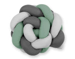 Tresse de lit Vert Gris clair & Gris foncé