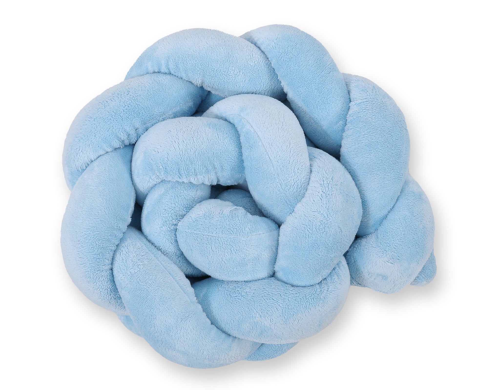 Tresse de lit 180cm Velours Bleu ciel