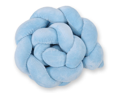 Tresse de lit 180cm Velours Bleu ciel