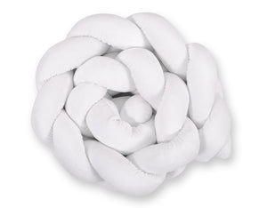 Tresse de lit 180cm Velours Blanc
