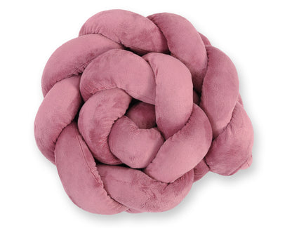 Tresse de lit 180cm Velours Rose