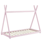 Tipi bed 90x200cm - Montessori - Roze