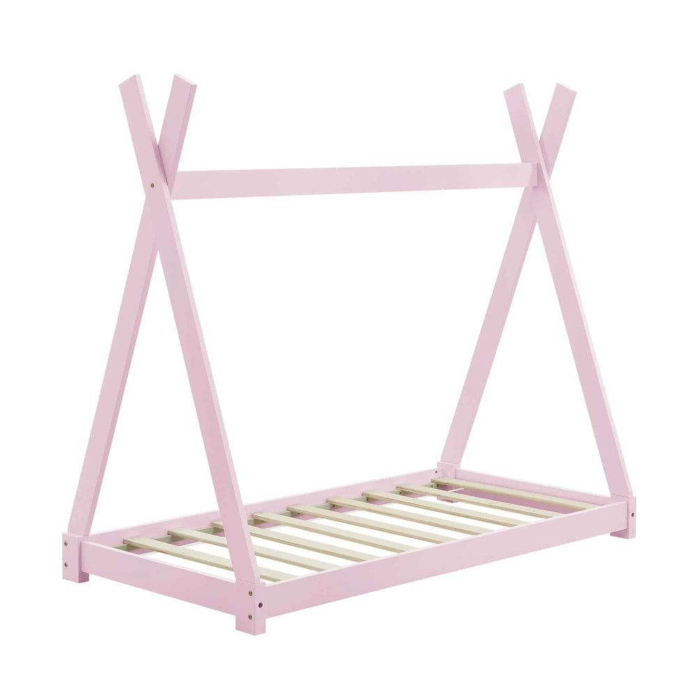 Tipi bed 80x160cm - Montessori - Roze