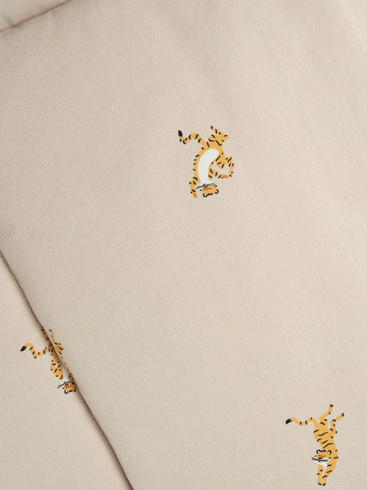Confezione teepee da esterno impermeabile + tappeto + fodera per cuscino - Beige