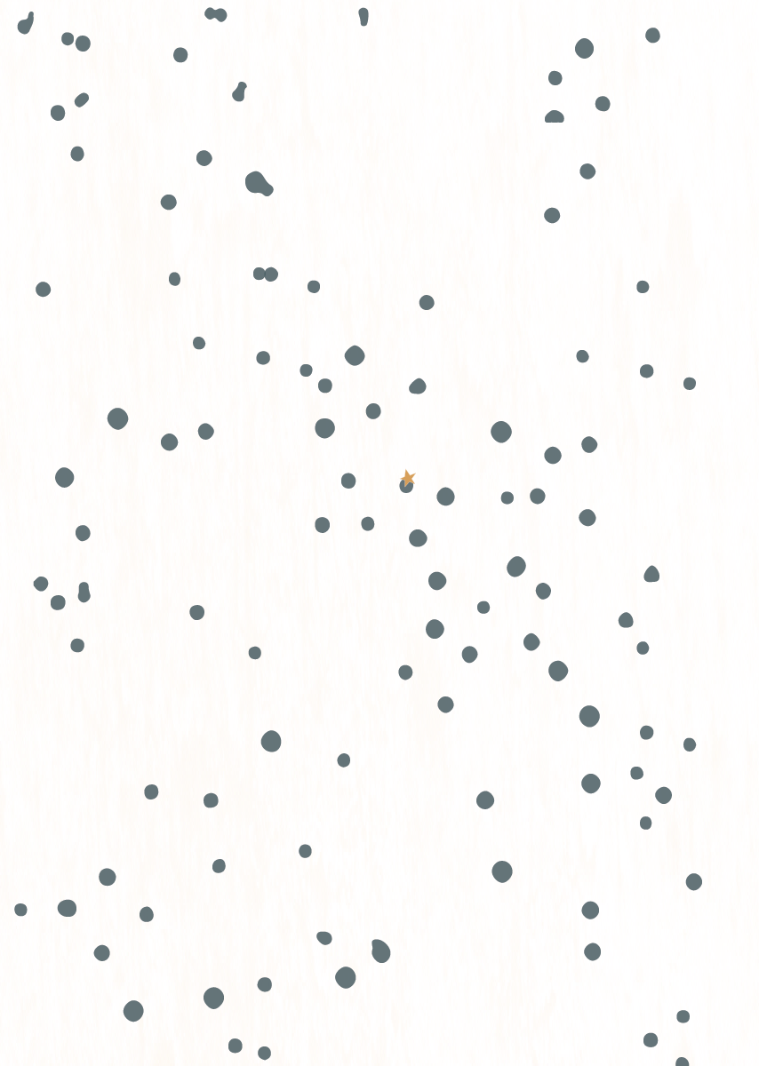 Papier peint chambre enfant Confettis - Bleu marine