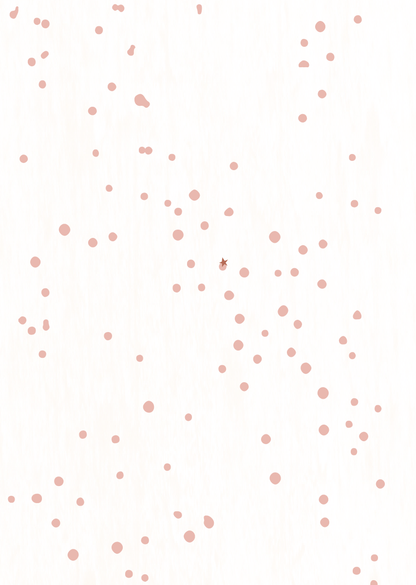 Confetti kinderkamer behang - Roze &amp;amp; Wit