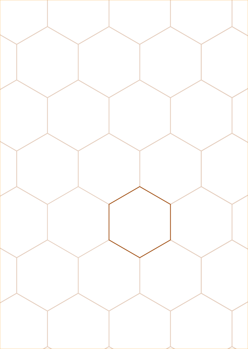 Kinderkamer behang Honeycomb - Beige & Wit
