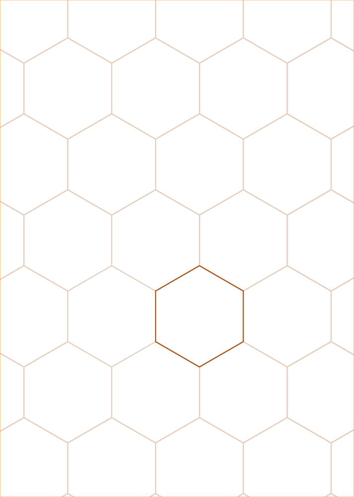 Kinderkamer behang Honeycomb - Beige &amp; Wit