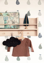 Kinderkamerbehang Pears - Sage Green &amp; Beige