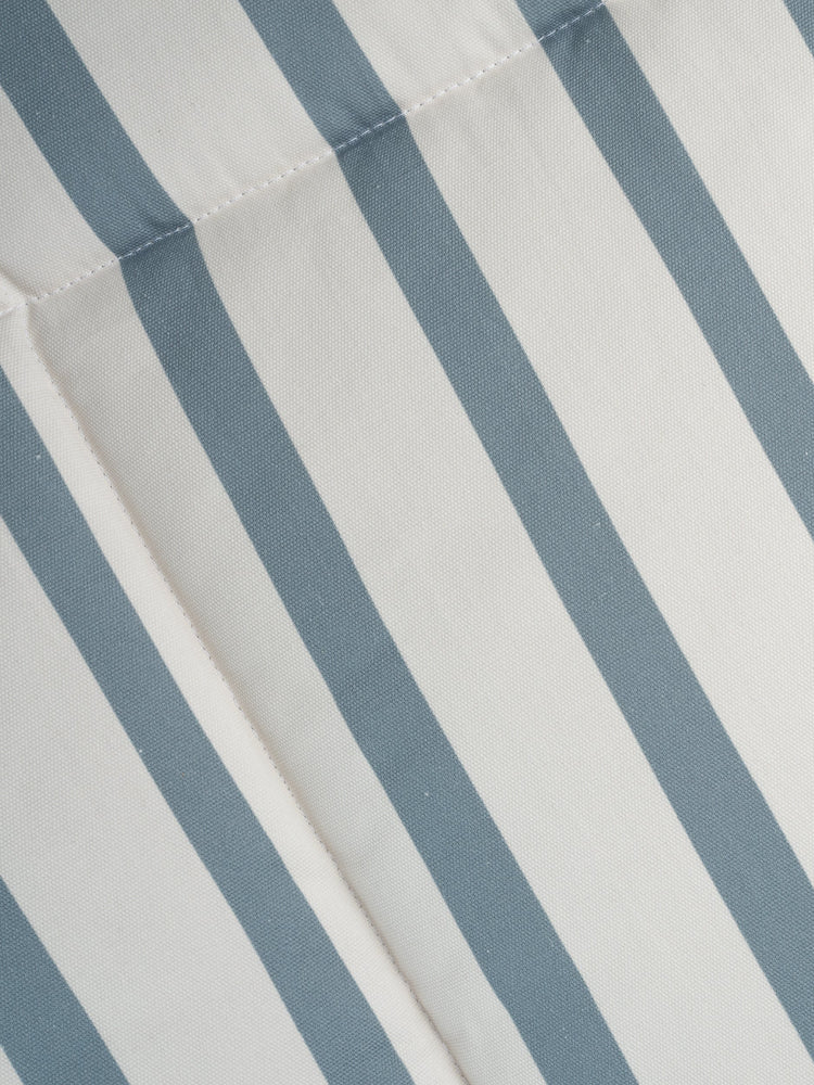 Confezione teepee da esterno impermeabile + tappetino + fodera per cuscino - blu e bianco