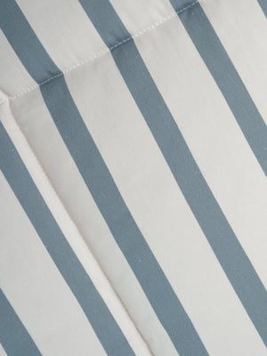 Confezione teepee da esterno impermeabile + tappetino + fodera per cuscino - blu e bianco