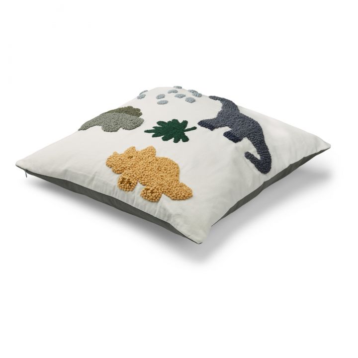 Coussin dinosaure Liewood en coton biologique Belton