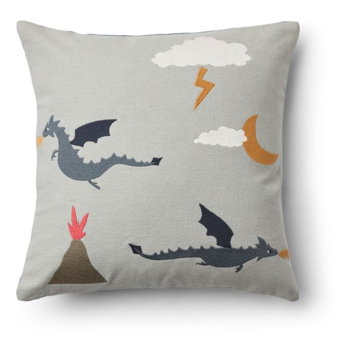 Coussin dragon Liewood Belton sable