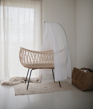 Culla Emil Rattan - Cotone