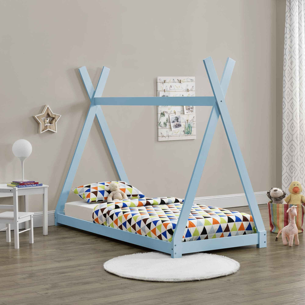 Lit tipi 90x200cm - Montessori - Bleu