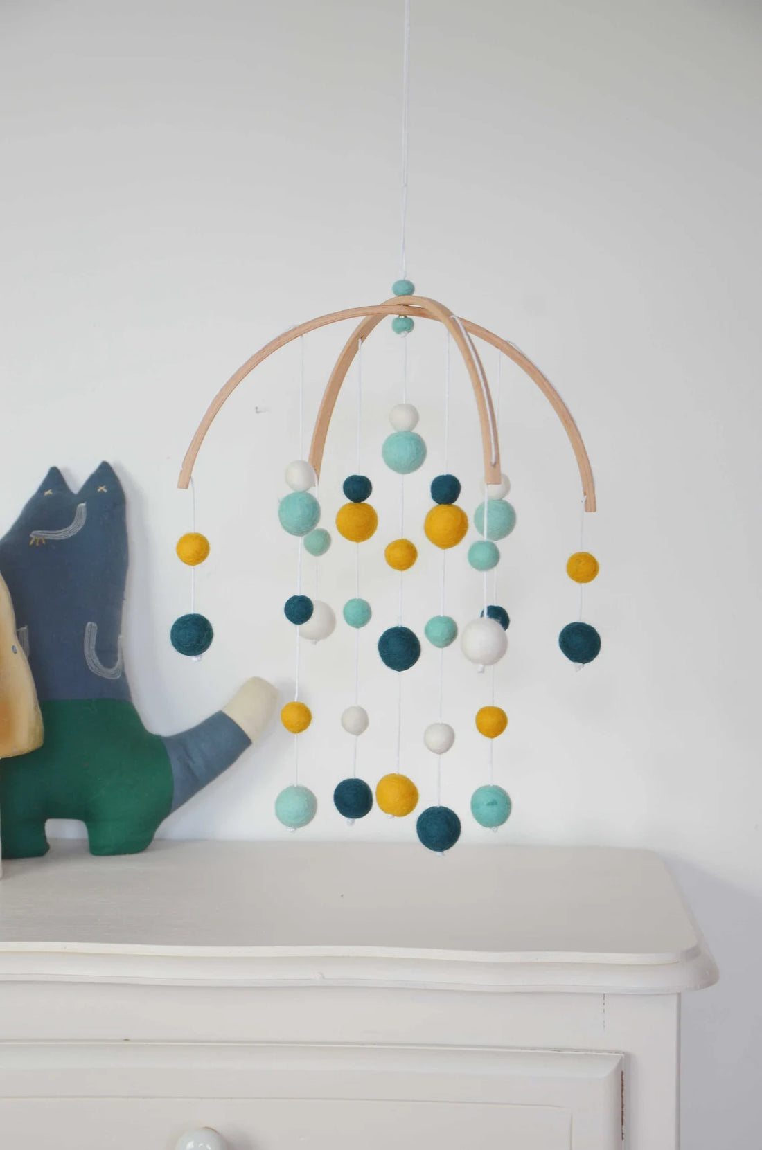 Mobile Montessori Bleu &amp; Vert