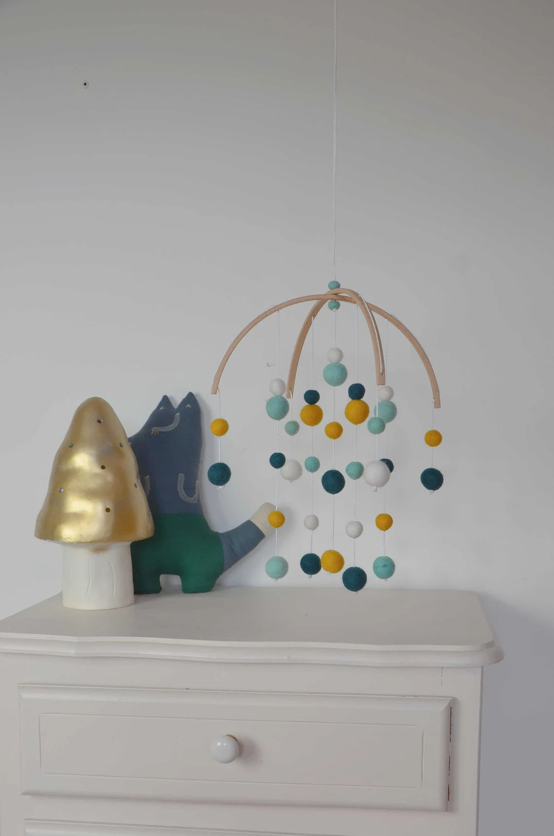 Mobile Montessori Bleu &amp; Vert