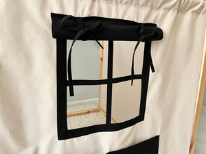 Rideau lit Kura Ikea avec fenêtres noires