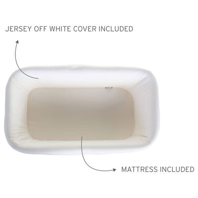 Berceau en rotin avec matelas