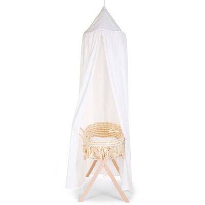 Support couffin en bois naturel