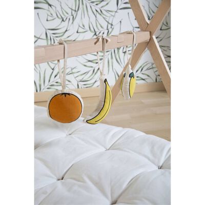 Support couffin en bois naturel
