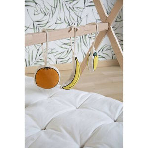 Support couffin en bois naturel