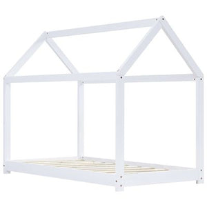 Lit cabane Montessori 90x200cm - Blanc