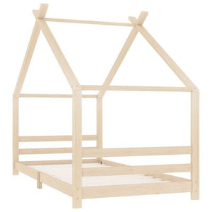 Letto cabina in legno naturale - 90x200 cm