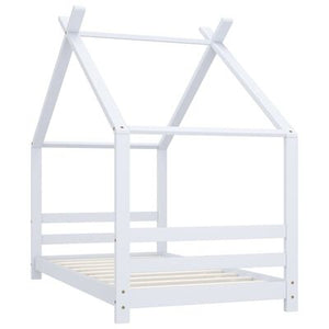 Lit cabane 70x140cm - Blanc
