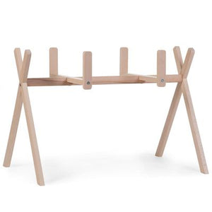 Support couffin en bois naturel