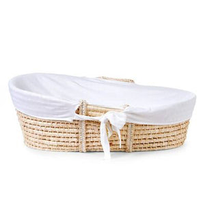 Couffin avec matelas & housse blanc cassé