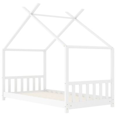 Lit cabane 70x140cm - Blanc