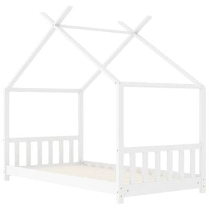 Lit cabane 70x140cm - Blanc