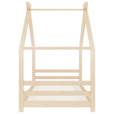 Letto cabina in legno naturale - 90x200 cm