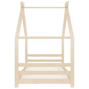 Letto cabina in legno naturale - 90x200 cm